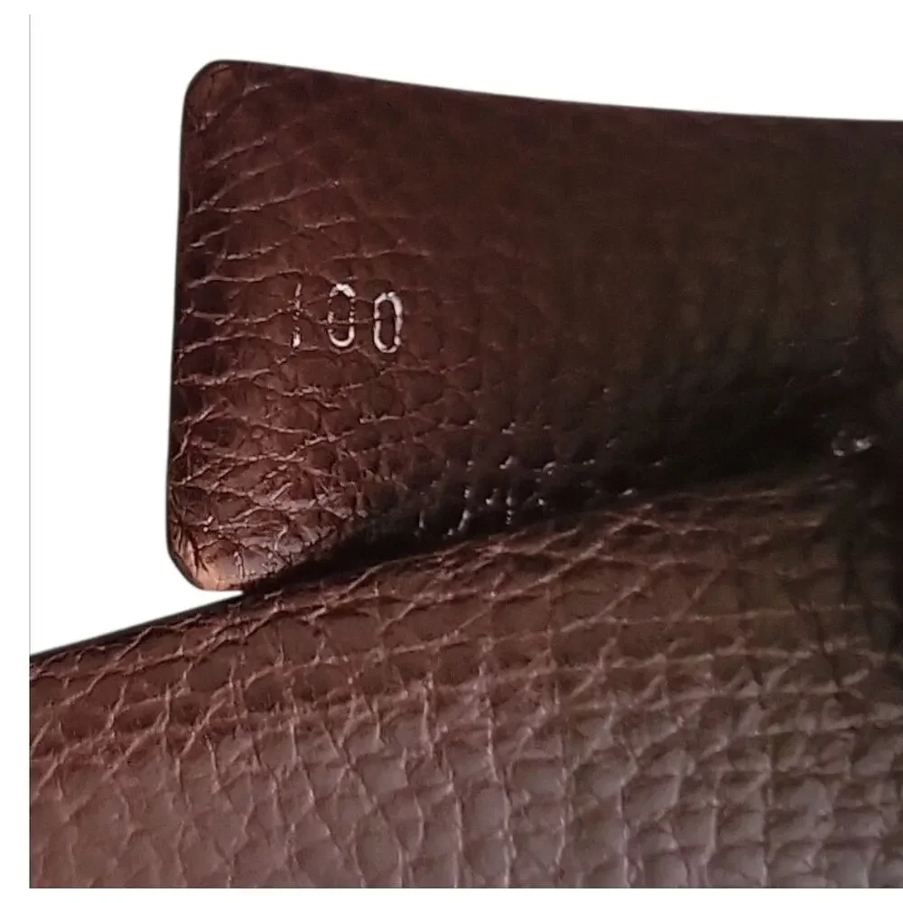 ETRO Milano Genuine Leather Men Belt Made in Italy Size 50